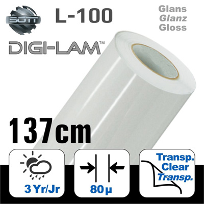 L-100-137 DigiLam 100™ Glanz Laminat -Monomer