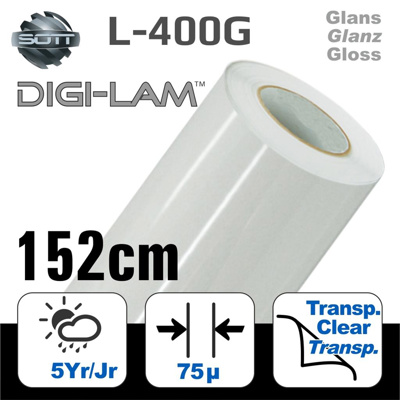 DigiLam-400™ Glanz laminat Polymer -152cm